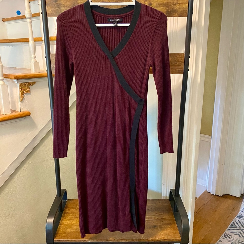 41 Hawthorn “Blaire” surplice sweater dress